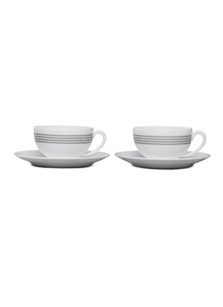 Main View - 点击放大 - THOM BROWNE - x Haviland 4 Bar Porcelain Tea Cup Set