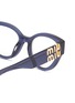 细节 - 点击放大 - MIU MIU - Acetate Oval Optical Glasses