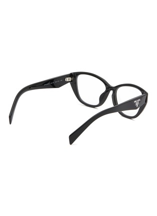 模特儿示范图 - 点击放大 - PRADA - Acetate Irregular Optical Glasses