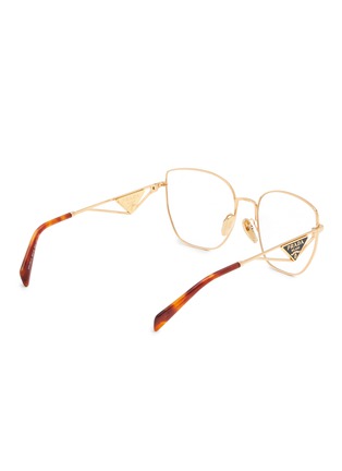 模特儿示范图 - 点击放大 - PRADA - Metal Butterfly Optical Glasses