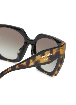 细节 - 点击放大 - PRADA - Acetate Rectangle Sunglasses