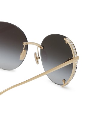 细节 - 点击放大 - TIFFANY - Metal Round Sunglasses