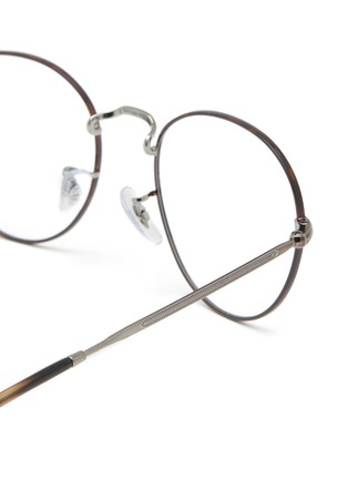 细节 - 点击放大 - RAY-BAN - Round Metal Optical Glasses