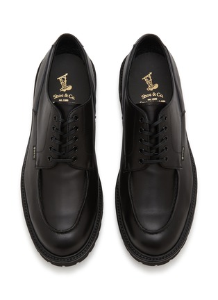 细节 - 点击放大 - REGAL SHOE & CO. - U-Tip GTX Leather Derby Shoes