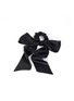 细节 -点击放大 - RE.VITYL - Silk Magic Bow Scrunchie & Ribbon Set — Black