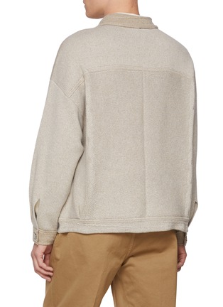 背面 - 点击放大 - BARRIE - Patch Pocket Cashmere Cotton Jacket