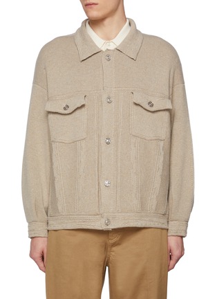 首图 - 点击放大 - BARRIE - Patch Pocket Cashmere Cotton Jacket