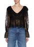 首图 - 点击放大 - CHLOÉ - V-Neck Floral Lace Top