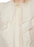  - CHLOÉ - Lace Trim Sheer Silk Blouse