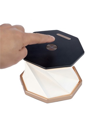 细节 –点击放大 - GINGKO DESIGN - Twist Hexagon Lamp — Black