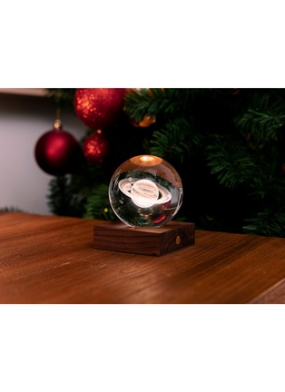 细节 –点击放大 - GINGKO DESIGN - Amber Crystal 3D Laser Light — Saturn