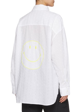 背面 - 点击放大 - JOSHUA SANDERS - Smiley Face Motif Cotton Shirt
