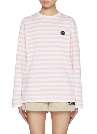 首图 - 点击放大 - JOSHUA SANDERS - Pixel Smiley Cotton T-shirt