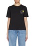 首图 - 点击放大 - JOSHUA SANDERS - Outline Smiley Print Cotton T-shirt