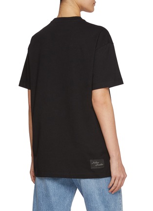 背面 - 点击放大 - JOSHUA SANDERS - Smiley Face Pocket Cotton T-Shirt