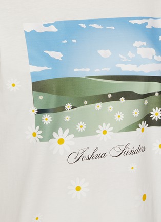  - JOSHUA SANDERS - Sky Motif Cotton T-Shirt