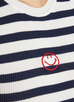  - JOSHUA SANDERS - Smiley Face Embroidered Tank Top