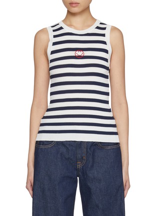 首图 - 点击放大 - JOSHUA SANDERS - Smiley Face Embroidered Tank Top
