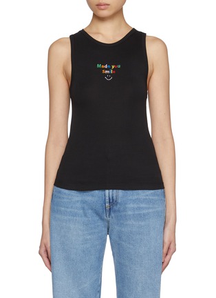 首图 - 点击放大 - JOSHUA SANDERS - Made You Smile Cotton Tank Top