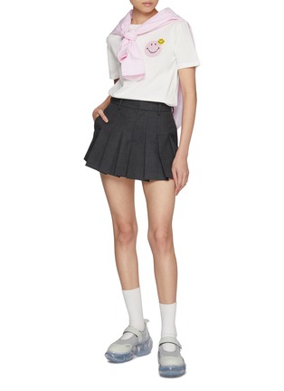 模特儿示范图 - 点击放大 - JOSHUA SANDERS - Smiley Cotton T-Shirt
