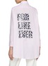 背面 - 点击放大 - JOSHUA SANDERS - For Like Ever Print Striped Cotton Shirt