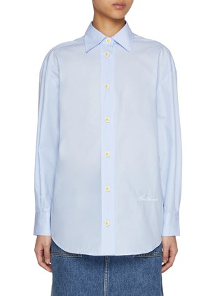首图 - 点击放大 - JOSHUA SANDERS - Daisy Button Cotton Shirt