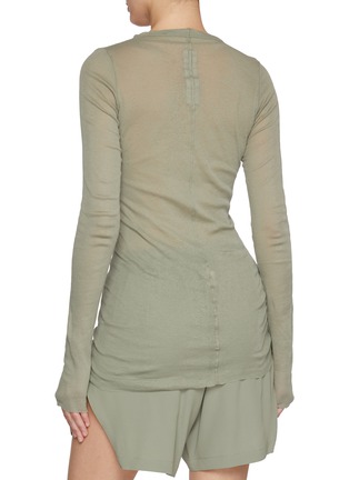 背面 - 点击放大 - RICK OWENS - 长袖罗纹 T 恤