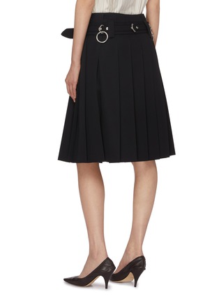 背面 - 点击放大 - PRADA - 腰带饰百褶半裙