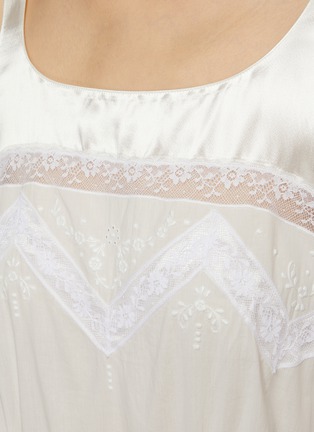  - PRADA - 蕾丝缎面连衣裙