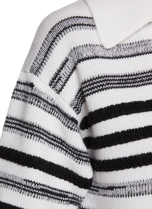  - BARRIE - 条纹 POLO 针织衫