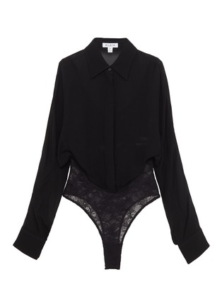 首图 - 点击放大 - ALAÏA - 蕾丝衬衫连体衣