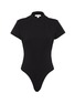 首图 - 点击放大 - ALAÏA - Logo Embroidered Cotton T-shirt Bodysuit