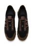细节 - 点击放大 - J.M. WESTON - On My Way Suede Knit Sneakers