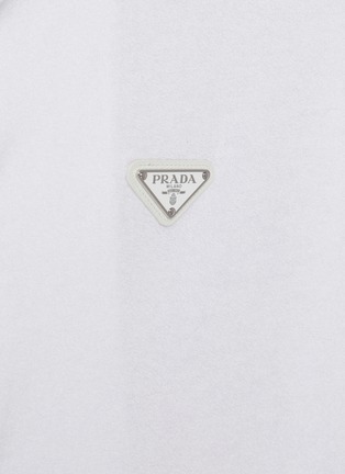  - PRADA - LOGO 饰毛巾棉衬衫