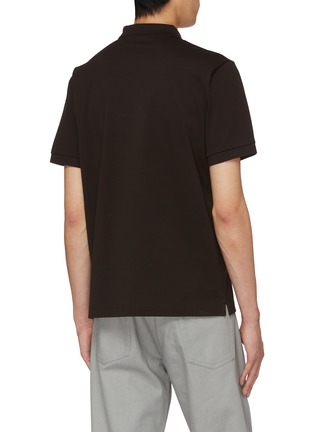 背面 - 点击放大 - PRADA - LOGO 饰纯棉 POLO 衫