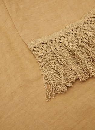 Detail View - 点击放大 - ONCE MILANO - Long Fringe Tablecloth — Hay