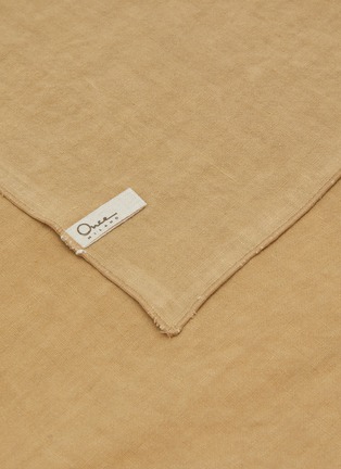 Detail View - 点击放大 - ONCE MILANO - Rolled Hem Napkin Set — Hay