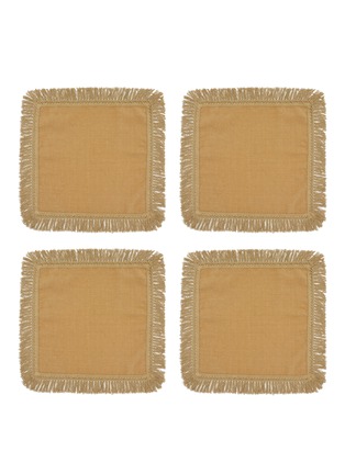 Main View - 点击放大 - ONCE MILANO - Long Fringe Napkin Set — Hay