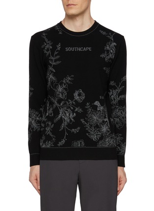 首图 - 点击放大 - SOUTHCAPE - Botanical Print Logo Sweater