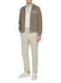 模特儿示范图 - 点击放大 - SOUTHCAPE - Cropped Logo Waistband Pants