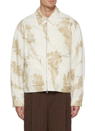 首图 - 点击放大 - DRIES VAN NOTEN - 花卉印花拉链夹克