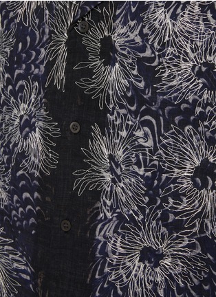  - DRIES VAN NOTEN - 花卉刺绣衬衫