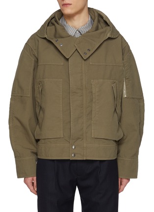 首图 - 点击放大 - DRIES VAN NOTEN - Varsen Multi-Pocket Hooded Cotton Jacket