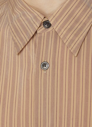  - DRIES VAN NOTEN - 纽扣条纹衬衫