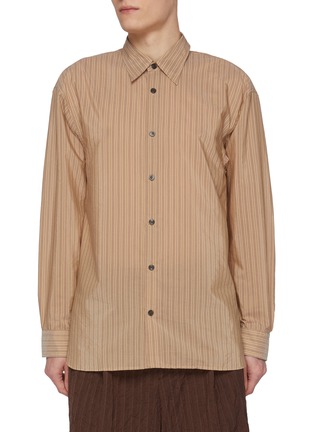 首图 - 点击放大 - DRIES VAN NOTEN - 纽扣条纹衬衫