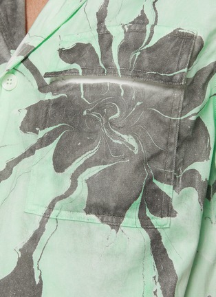  - DRIES VAN NOTEN - 双面拼接衬衫