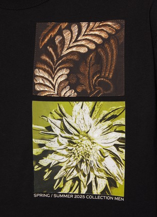  - DRIES VAN NOTEN - 植物印花纯棉 T 恤