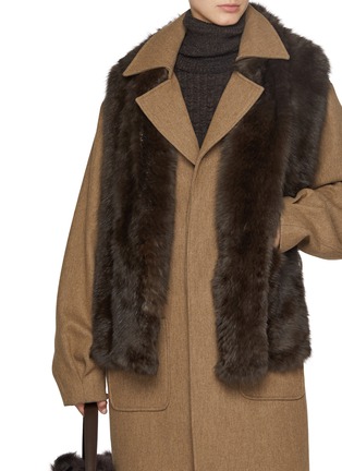 模特儿示范图 - 点击放大 - SYMÉTRIE - Sable Fur Stole