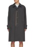 首图 - 点击放大 - KOLOR - Stitched and Striped Placket Coat