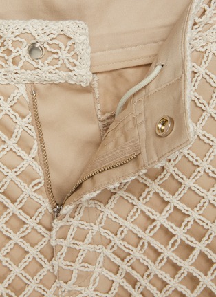 - WOOYOUNGMI - All Over Crochet Cotton Shorts